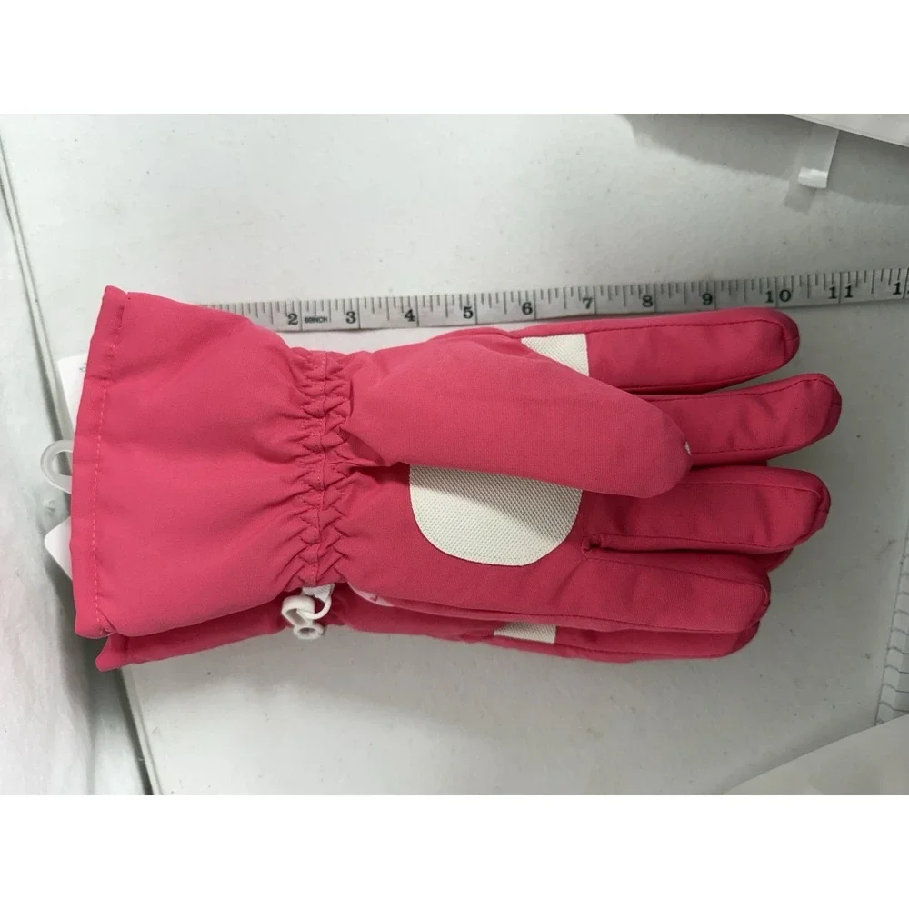 Girls Princess Peach Super Mario  Winter Gloves Thinsulate SKI Gloves Size L/XL